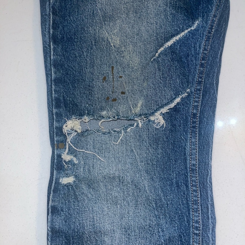 Ksubi Chitch Odyssey Denim Men's Distressed Blue Jeans Size 34 - Picture 6 of 13